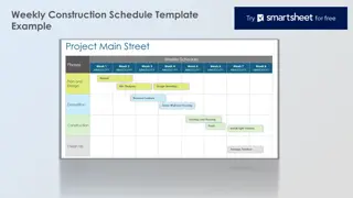 Automated Weekly Construction Schedule Templates for Efficient Project Management