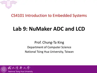 NuMaker ADC and LCD Lab: Introduction to Embedded Systems