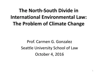 The Global Environmental Divide and Climate Change Impacts
