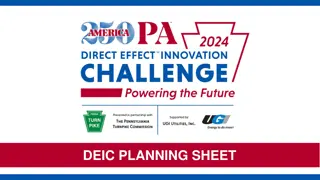 DEIC Planning Sheet Overview and Template