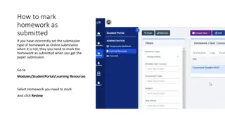 How to Mark Homework as Submitted - Step-by-Step Guide