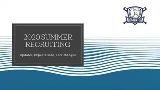Summer 2020 Recruiting Updates and Changes