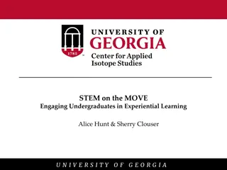 Engaging Undergraduates in Experiential Learning