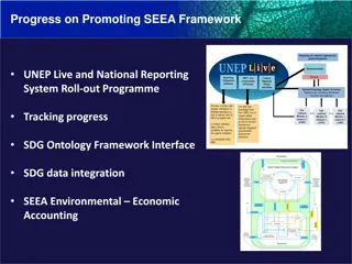 Progress on Promoting SEEA Framework and SDG Ontology Integration