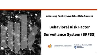 Behavioral Risk Factor Surveillance System Methods and Tools Overview