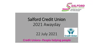 Salford Credit Union 2021 Business Plan Achievements & Impact of Covid-19