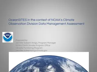 OceanSITES NOAA Climate Data Management Assessment