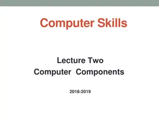 Computer Components and Operations in Information Processing Cycle