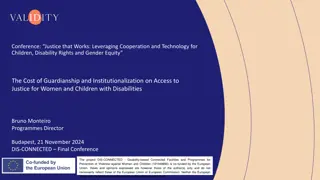 Access to Justice for Women with Disabilities in the EU
