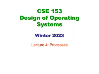 Operating System Processes and Abstractions