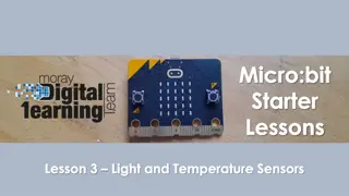 Master Light and Temperature Sensors with Micro:bit Lessons
