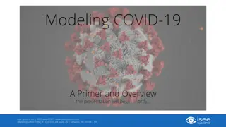 Modeling COVID-19 Primer and Overview Presented by Bob Eberlein