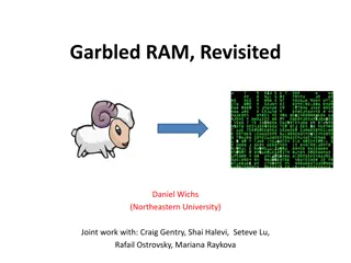 Exploring Garbled RAM Techniques for Secure Computation