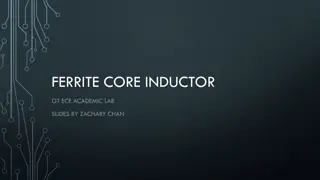 Ferrite Core Inductors in ECE Academic Lab Slides by Zachary Chan