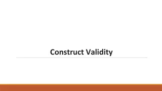 Construct Validity in Educational Research