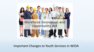 Youth Services Changes in WIOA: Impact on Out-of-School Youth (OSY)