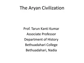 Aryan Civilization: Migrations and Influence on Harappan Society