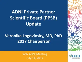 Veronika Logovinsky, MD, PhD - PPSB Chair 2017 Update