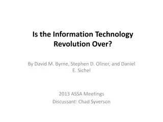Analyzing the IT Revolution: Growth Trends and Predictions