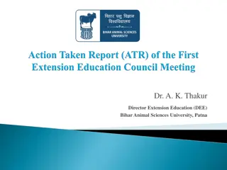 Extension Activities and Programs at Bihar Animal Sciences University