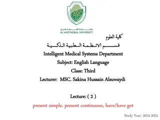 Understanding Present Simple Tense in English Language