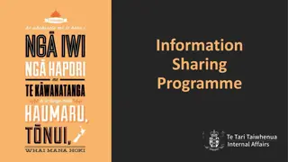 Enhancing Government Information Sharing Programme for Improved Services