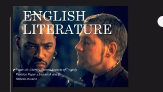 Exploring Tragic Elements in Othello: Analysis & Revision Guide