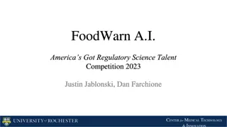 Challenges in Food Supply Chain Management and FDA Regulatory Science Focus