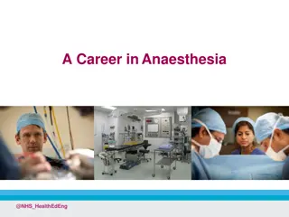 Exploring a Career in Anaesthesia at NHS HealthEdEng