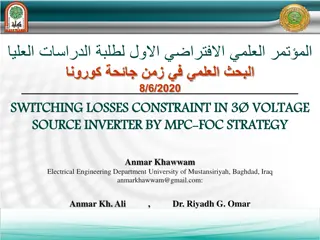 Switching Losses Constraint in Voltage Source Inverter by MPC FOC Strategy
