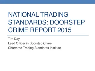 Doorstep Crime: Insights from National Trading Standards Report