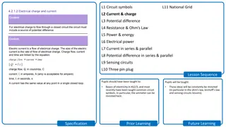 Electric Current, Charge, and Circuits