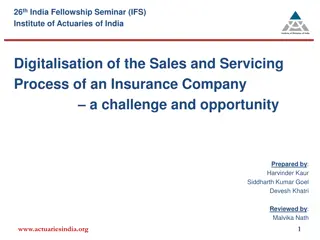 Digitalisation of Sales and Servicing Process in the Insurance Industry