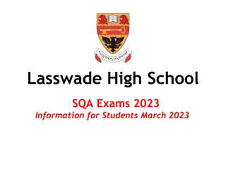 Lasswade High School SQA Exams 2023: Information and Tips for Success