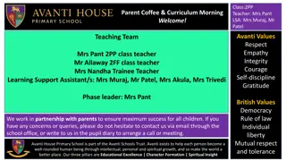 Avanti House Primary School - Class 2PP Teacher Mrs. Pant and Team