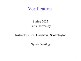 SystemVerilog Education and Basics at Tufts University Spring 2022