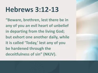 Warnings Against Departing from the Living God