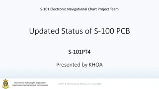 S-100 Electronic Navigational Chart Project Updates