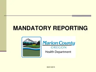 Mandatory Reporting for Vulnerable Populations in Oregon
