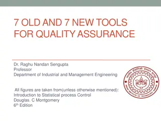 7 Old and 7 New Tools for Quality Assurance