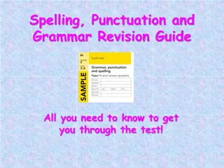 Grammar Guide: Nouns, Adjectives, and More