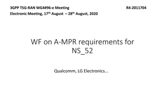 Advanced MPR Requirements for NS_52 in 3GPP RAN4 Meeting