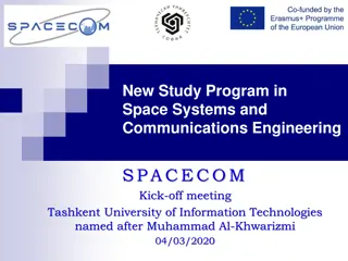 Innovative Space Systems and Communications Engineering Program at Tashkent University