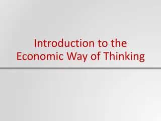 The Economic Way of Thinking
