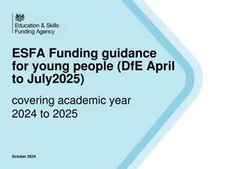 ESFA Funding Guidance and Student Eligibility Rules for Academic Year 2024-2025