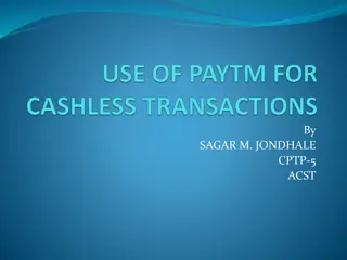 The Evolution of Cashless Transactions and Paytm Wallet Usage