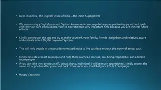 Empowering India Through Digital Payment System Awareness Campaign
