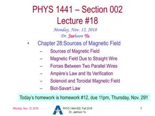 Sources of Magnetic Fields in Physics