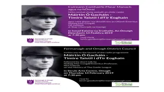 Insights into the Life of Martin Gaughan, an Irish Educator