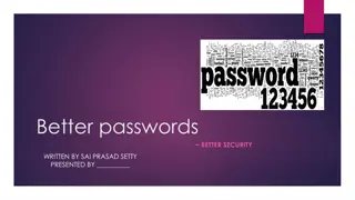 Enhance Online Security with Better Password Practices